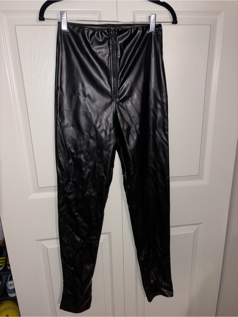 Windsor Black Faux Leather Men’s Pants